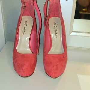 Coral High heels
